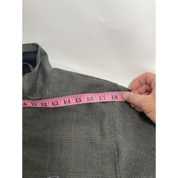 Oakley Jacket Mens Size Small Gray Pinstripe Full Zip Long Sleeve - Picture 9 of 11